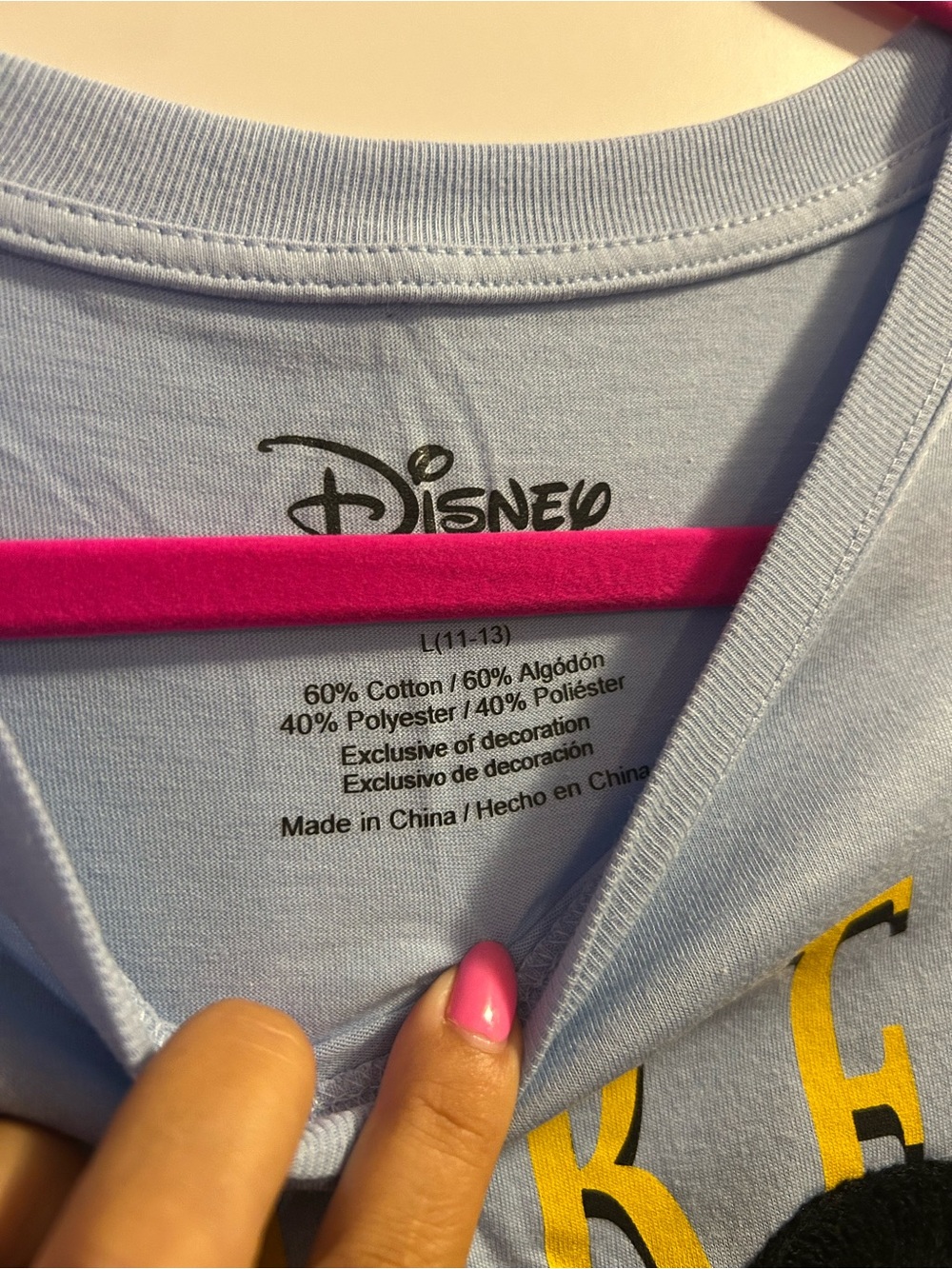 Mickey just keep dreaming embroidered tee - Picture 3 of 4
